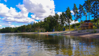 Ölmos badstrand.